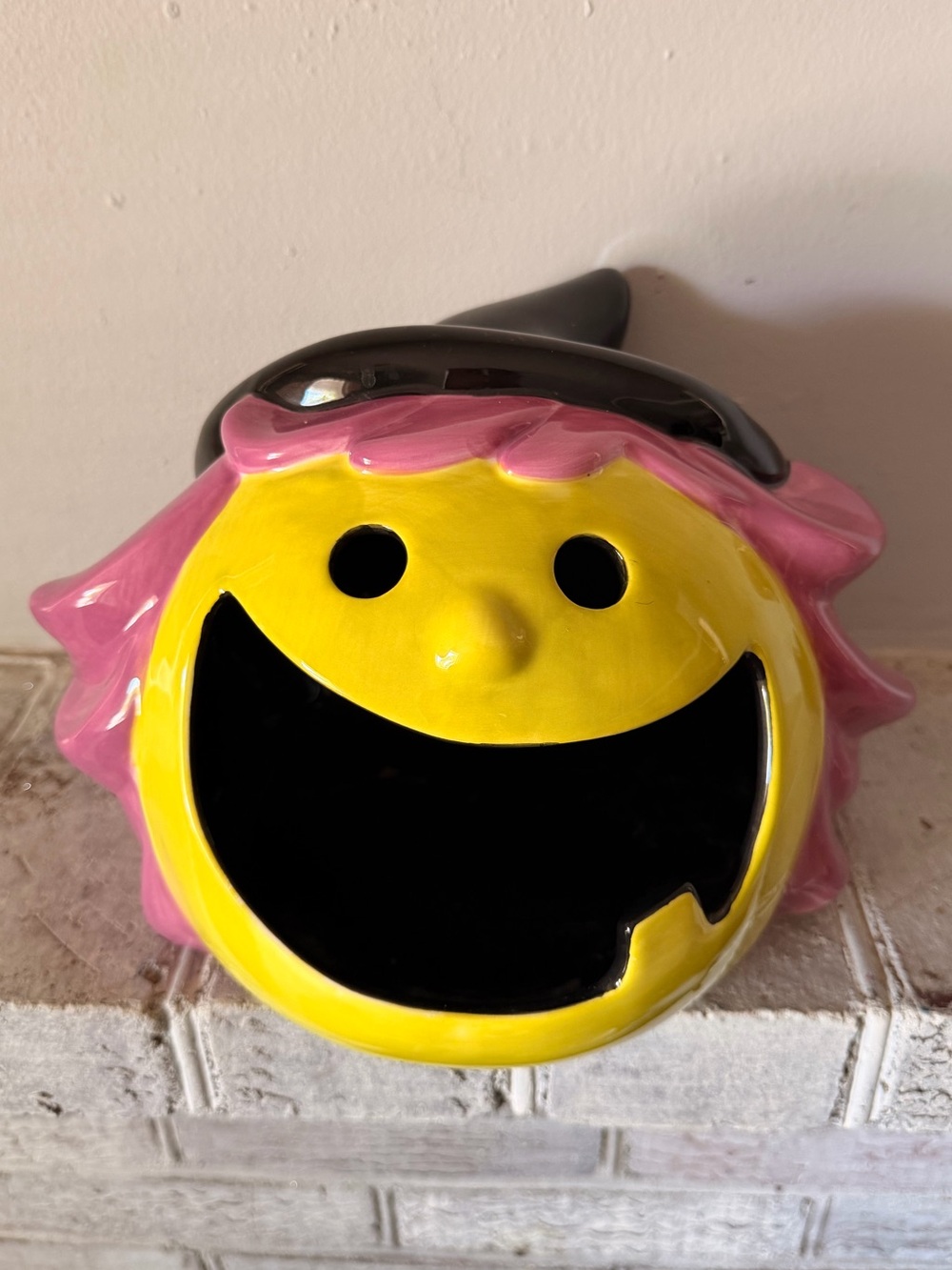 Hyde & EEK! Witch Head Ceramic Candy Bowl